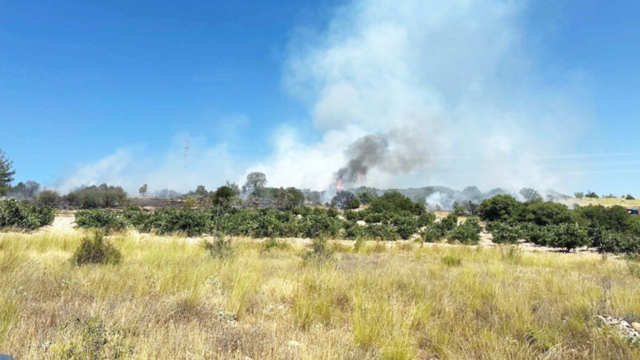 KÖYLÜLER ALEVLERE SET OLDU