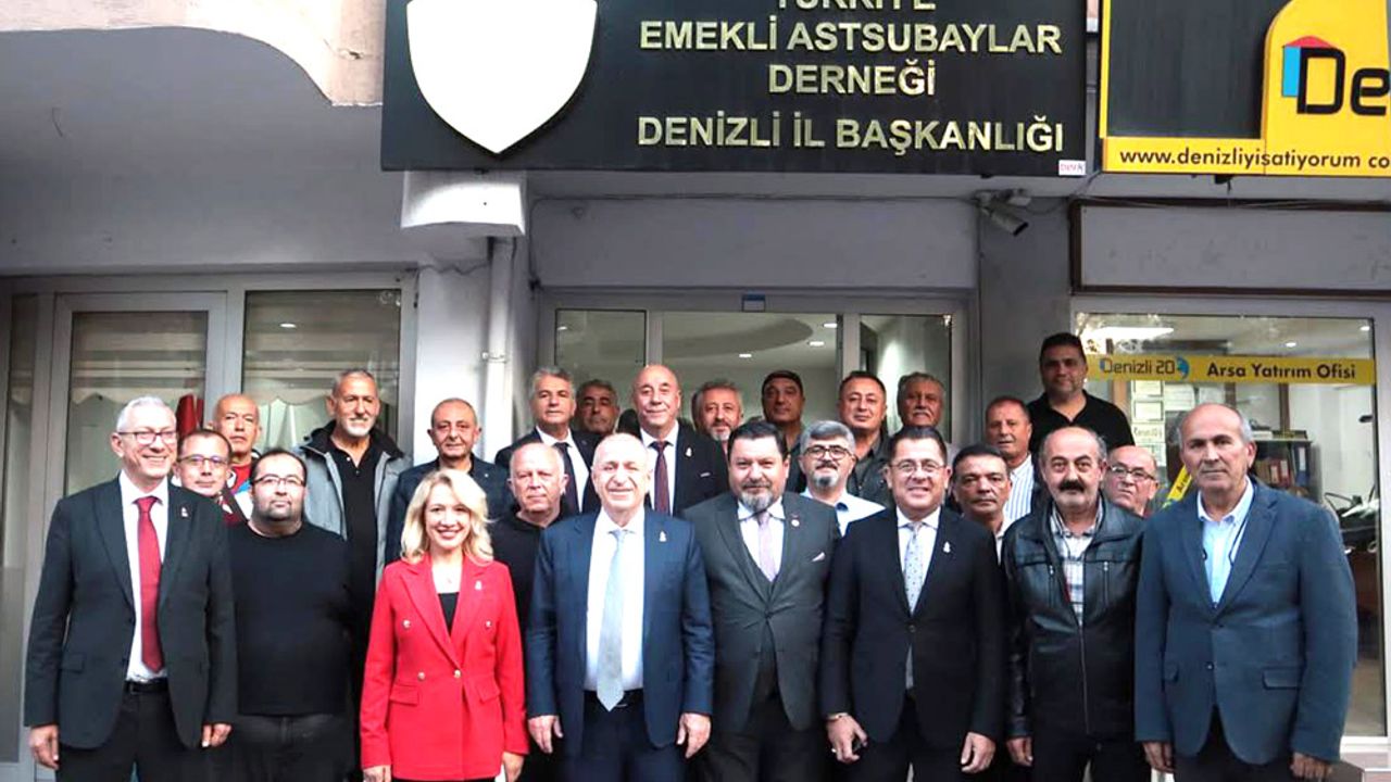ZAFER PARTİSİ LİDERİ ÖZDAĞ EMEKLİ ASTSUBAYLARLA BULUŞTU
