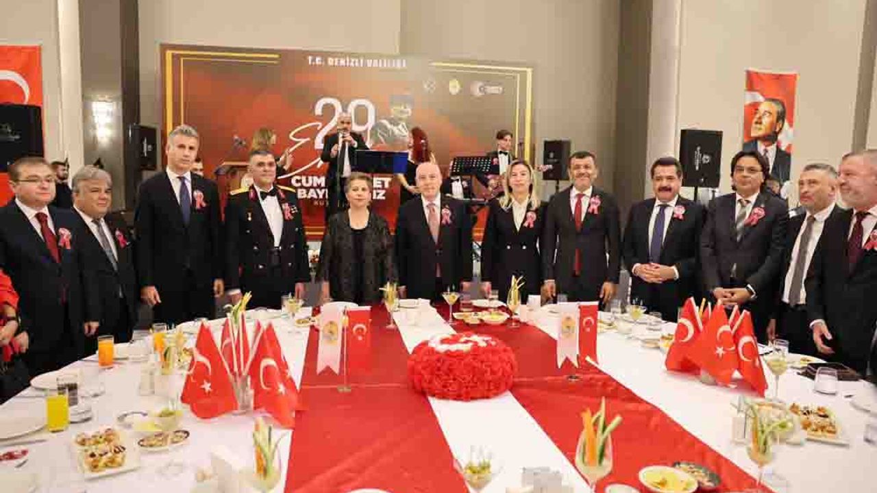 DENİZLİ PROTOKOLÜ RESEPSİYONDA BULUŞTU