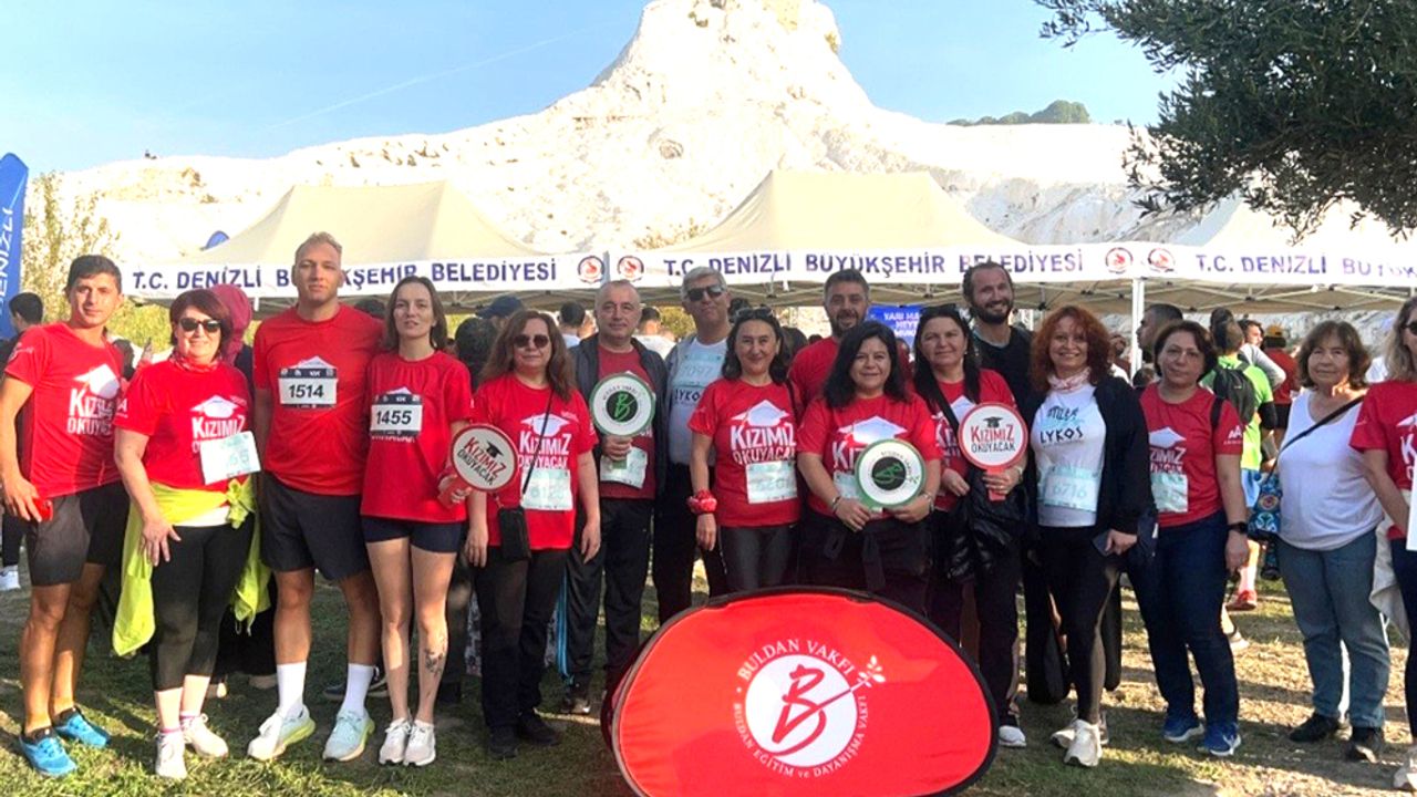 BULDAN VAKFI LYKOS YARI MARATONUNDA KIZLAR İÇİN KOŞTU