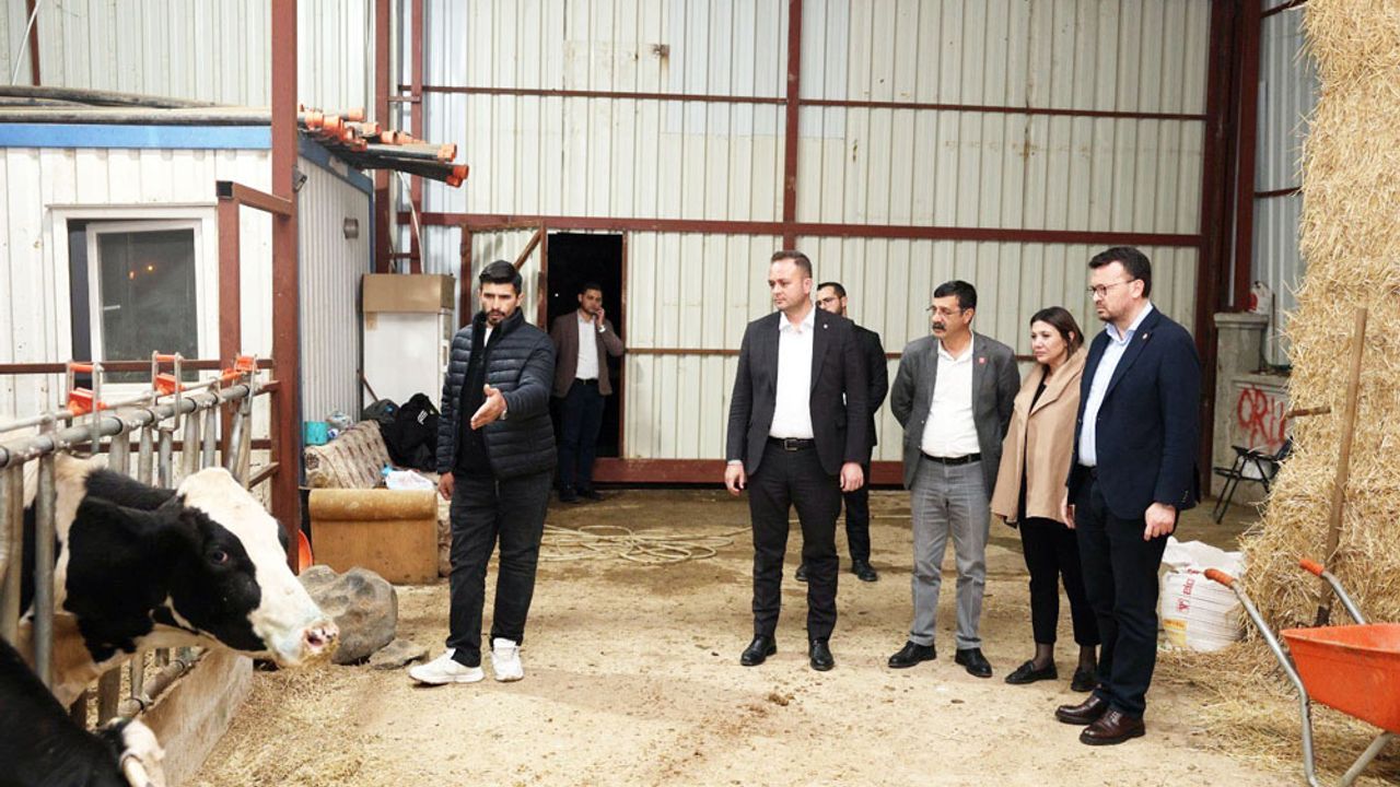 ARPACI, ŞAP HASTALIĞI MAĞDURU ÜRETİCİLERLE BULUŞTU