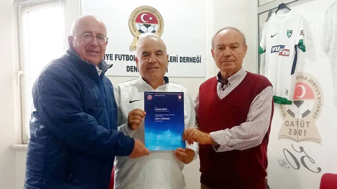 UEFA C DİPLOMASINI ALDI