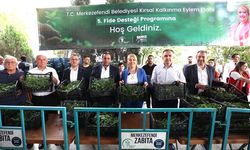 MERKEZEFENDİ BELEDİYESİ ÇİFTÇİLERE FİDAN DESTEĞİ VERDİ