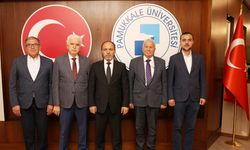 DTB YÖNETİMİNDEN REKTÖR GÜNGÖR'E ZİYARET