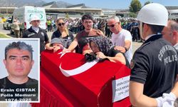 KALBİNE YENİLEN POLİS MEMURU TÖRENLE UĞURLANDI