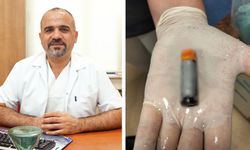 MİDESİNDEN PİL ÇIKARILDI