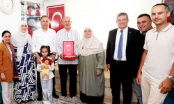 YERLİKAYA’DAN ŞEHİT EVİNE SÜRPRİZ ZİYARET