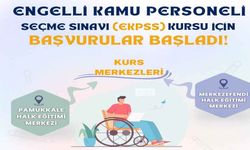 EKPSS KURSU İÇİN  BAŞVURULAR BAŞLADI