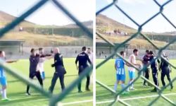 POLİSTEN AMATÖR MAÇTA BİBER GAZLI MÜDAHALE