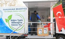 PAMUKKALE’DE GERİ DÖNÜŞÜM SEFERBERLİĞİ