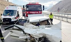 TÜNEL ÇIKIŞI KAZA: 1 ÖLÜ, 1 YARALI