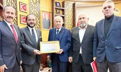 MHP İL BAŞKANI YILMAZ’DAN DEVLET BAHÇELİ’YE ZİYARET