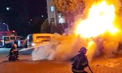 ARAÇ ALEV TOPUNA DÖND