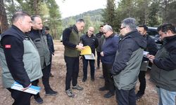 DENİZLİ’DE ORMAN PARKURLARINI İNCELEDİ