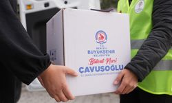 DENİZLİ BÜYÜKŞEHİR’DEN  25 BİN AİLEYE GIDA KOLİSİ