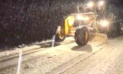 PAMUKKALE’DE KAR MESAİSİ