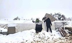 ÜRETİCİNİN YARDIMINA İTFAİYE EKİPLERİ KOŞTU