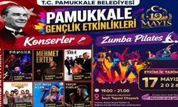 PAMUKKALE’DE 19 MAYIS COŞKUSU BAŞLIYOR
