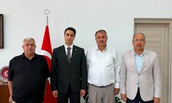 BAŞKANLAR KAYMAKAM HAYDARİ İLE BULUŞTU