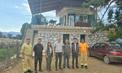 DENİZLİ ORMAN BÖLGE MÜDÜRÜ AHMET KÖLE ATEŞ SAVAŞÇILARI İLE BULUŞTU