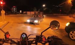 TRAFİKTE AKIL ALMAZ GÖRÜNTÜ