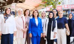 AK PARTİ DENİZLİ İL KADIN KOLLARI ÜYELERİNDEN  BAYRAMYERİ’NDE ESNAF ZİYARETİ