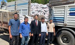 170 TON KÖMÜR DAĞITILDI