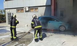 ELEKTRİKLİ ARAÇ ŞARJDA ALEV ALDI