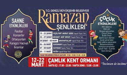 57 AYRI NOKTADA İFTAR SOFRASI KURULACAK