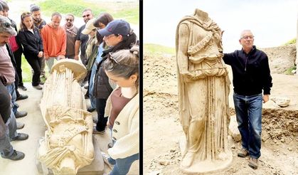 ATHENA HEYKELİ GÜN YÜZÜNE ÇIKTI