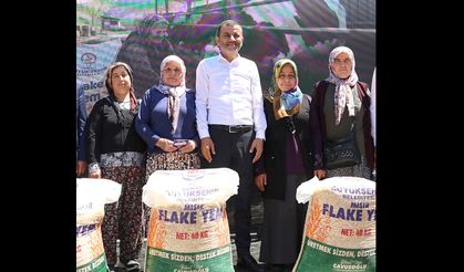 ÇARDAKLI ÜRETİCİYE YEM DESTEĞİ