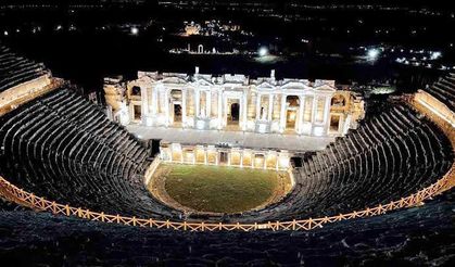 GECE MÜZELİĞİNDE HİERAPOLİS 3. SIRADA