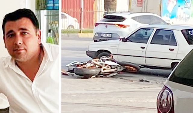 MANEVRA YAPAN OTOMOBİLE ÇARPTI