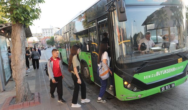 DENİZLİ BÜYÜKŞEHİR BELEDİYESİ’NDEN  LİSELİLERE ULAŞIM DESTEĞİ