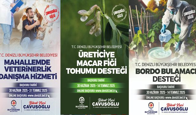 BÜYÜKŞEHİR’DEN ÜRETİCİYE 3 KOLDAN DESTEK
