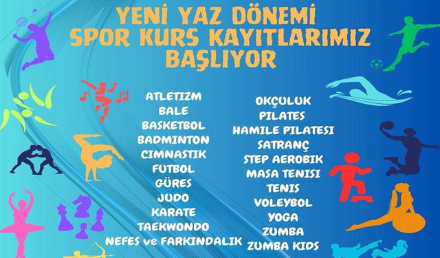 YAZ SPOR OKULLARI BAŞLIYOR
