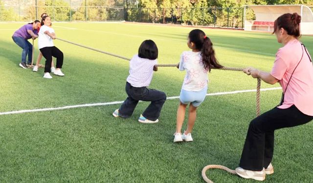 ÇAMELİ’DE AİLELER, SPOR  ŞENLİĞİNDE BULUŞTU