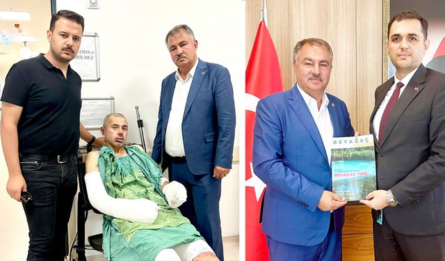 BAŞKAN PÜTÜN’DEN KAHRAMANA ZİYARET