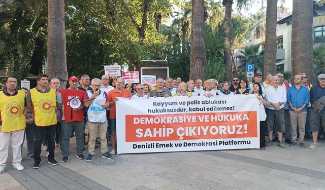 DENİZLİ'DEN KAYYUM TEPKİSİ