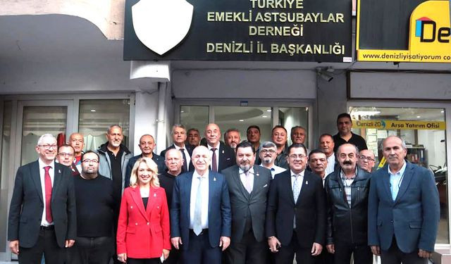 ZAFER PARTİSİ LİDERİ ÖZDAĞ EMEKLİ ASTSUBAYLARLA BULUŞTU