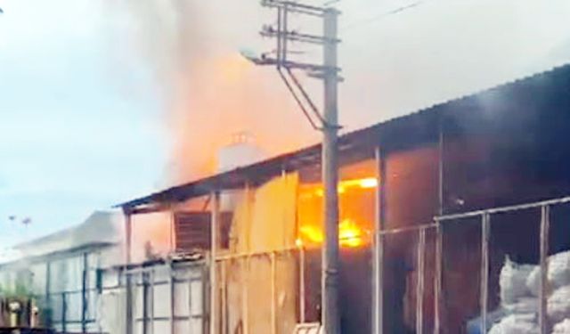 KERESTE DEPOSUNDA YANGIN