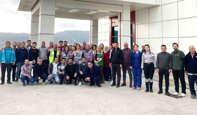 ÇAMELİ DEVLET HASTANESİNDE HAP TATBİKATI