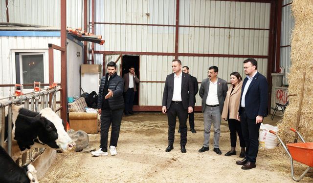 ARPACI, ŞAP HASTALIĞI MAĞDURU ÜRETİCİLERLE BULUŞTU