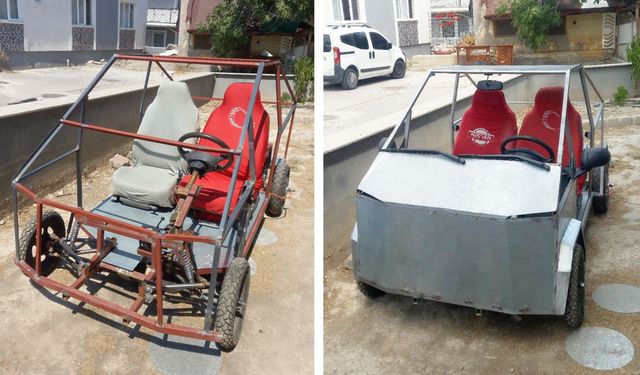 HURDA MALZEMEDEN ARAÇ ÜRETTİ