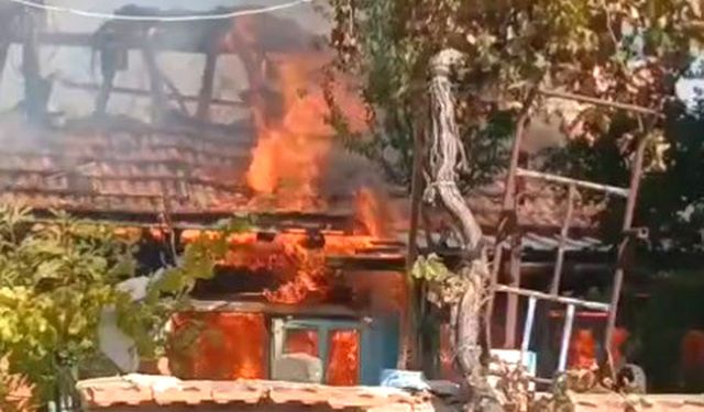 ÇAL SÜLLER’DE KORKUTAN YANGIN