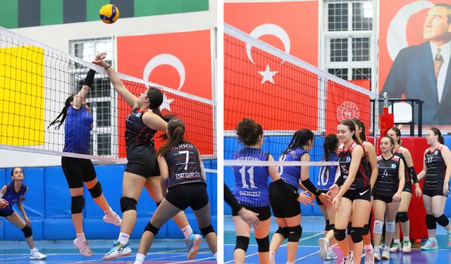 YILDIZ KIZLARDA VOLEYBOL HEYECANI