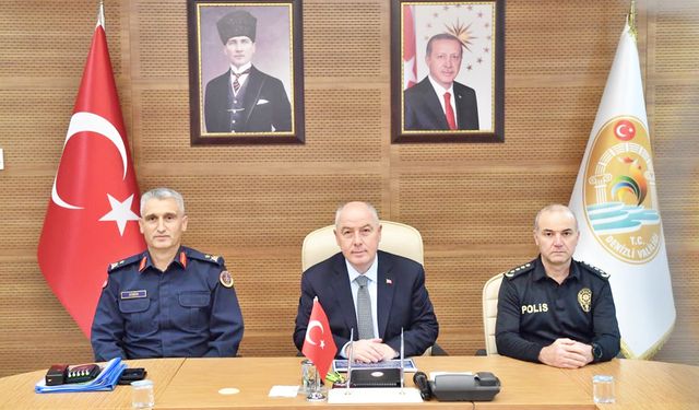 DENİZLİ VALİSİ ÖMER FARUK COŞKUN KASIM AYI VERİLERİNİ PAYLAŞTI