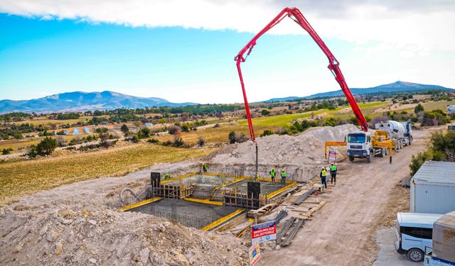 DESKİ’DEN UZUNPINAR’A YENİ NESİL İÇME SUYU DEPOSU