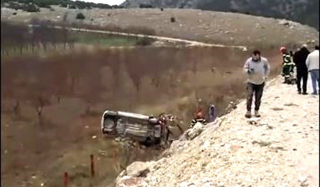 SERİNHİSAR’DA KORKUTAN KAZA