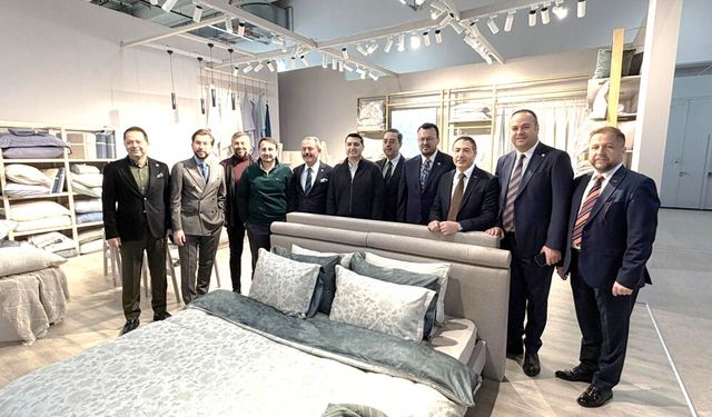DTO BAŞKANI ERDOĞAN HEİMTEXTİL FUARI’NDA